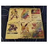 Pokemon Rare Gold Foil Cards Lot