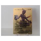 Pokemon Rare Gold Mewtwo GX