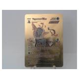 Pokemon Rare Gold Vaporeon Vmax