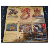 Pokemon Rare Gold Foil Cards Lot