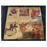 Pokemon Rare Gold Foil Cards Lot