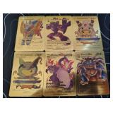 Pokemon Rare Gold Foil Cards Lot