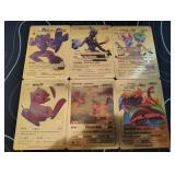 Pokemon Rare Gold Foil Cards Lot