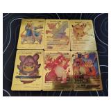 Pokemon Rare Gold Foil Cards Lot