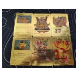 Pokemon Rare Gold Foil Cards Lot