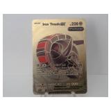 Pokemon Rare Gold Iron Treads EX