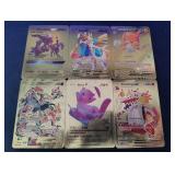 Pokemon Rare Gold Foil Cards Lot