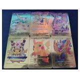 Pokemon Rare Gold Foil Cards Lot