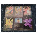 Pokemon Rare Black Foil Cards Lot