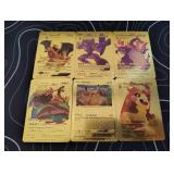 Pokemon Rare Gold Foil Cards Lot