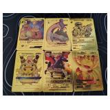 Pokemon Rare Gold Foil Cards Lot