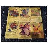 Pokemon Rare Gold Foil Cards Lot