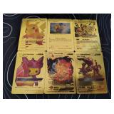 Pokemon Rare Gold Foil Cards Lot