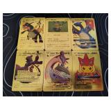 Pokemon Rare Gold Foil Cards Lot