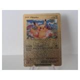 Pokemon Rare Gold Pikachu
