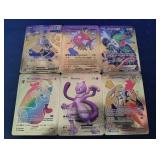 Pokemon Rare Gold Foil Cards Lot