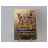 Pokemon Rare Gold Pikachu Mega Ampharos