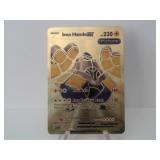 Pokemon Rare Gold Iron Hands EX