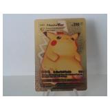 Pokemon Rare Gold Pikachu Vmax