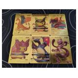 Pokemon Rare Gold Foil Cards Lot