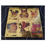 Pokemon Rare Gold Foil Cards Lot
