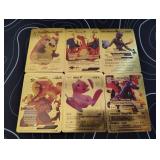Pokemon Rare Gold Foil Cards Lot