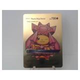 Pokemon Rare Gold Pikachu Mega Diancie