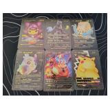 Pokemon Rare Black Foil Cards Lot