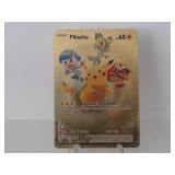 Pokemon Rare Gold Pikachu