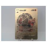 Pokemon Rare Gold Golem EX
