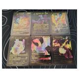 Pokemon Rare Black Foil Cards Lot