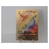 Pokemon Rare Gold Pikachu Vmax Rainbow