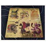 Pokemon Rare Gold Foil Cards Lot