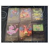 Pokemon Rare Black Foil Cards Lot