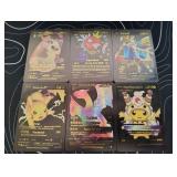 Pokemon Rare Black Foil Cards Lot