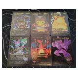 Pokemon Rare Black Foil Cards Lot