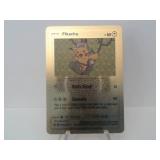 Pokemon Rare Gold Pikachu