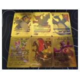 Pokemon Rare Gold Foil Cards Lot