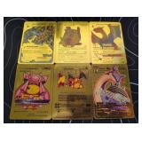 Pokemon Rare Gold Foil Cards Lot