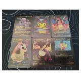 Pokemon Rare Black Foil Cards Lot