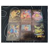 Pokemon Rare Black Foil Cards Lot