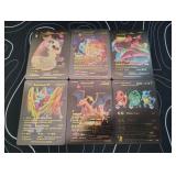 Pokemon Rare Black Foil Cards Lot