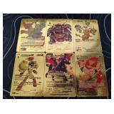 Pokemon Rare Gold Foil Cards Lot