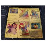 Pokemon Rare Gold Foil Cards Lot