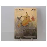 Pokemon Rare Gold Pikachu