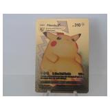 Pokemon Rare gold Pikachu Vmax