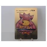 Pokemon Rare Gold Pikachu Mega Diancie