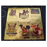Pokemon Rare Gold Foil Cards Lot