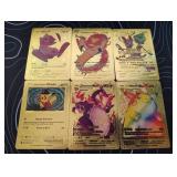 Pokemon Rare Gold Foil Cards Lot
