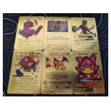 Pokemon Rare Gold Foil Cards Lot